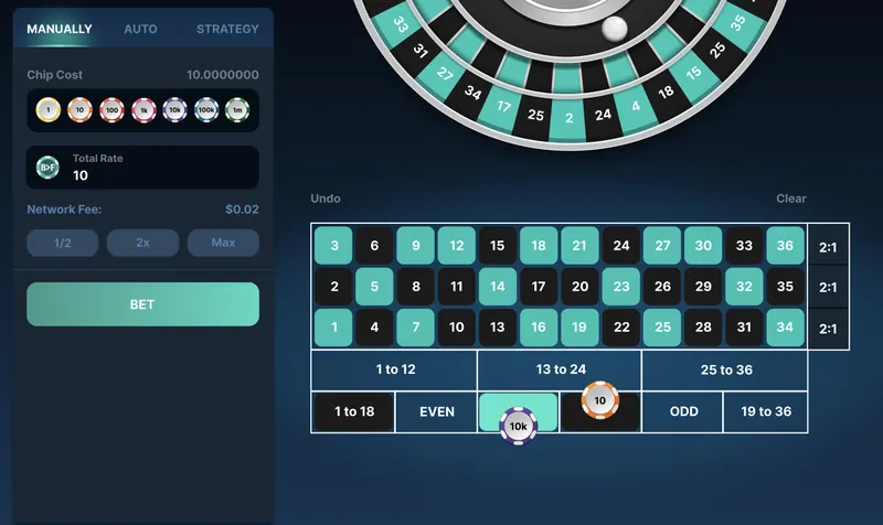 2D Roulette